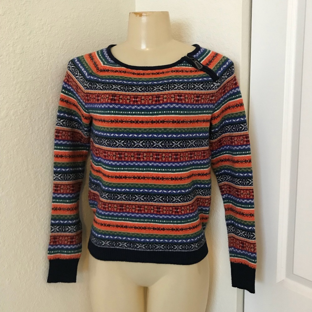Tommy Hilfiger Vintage Fair Isle Sweater Zipper